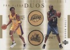 2001-02 Upper Deck Honor Roll - Kobe Bryant/Kevin Garnett #KB/KG-F