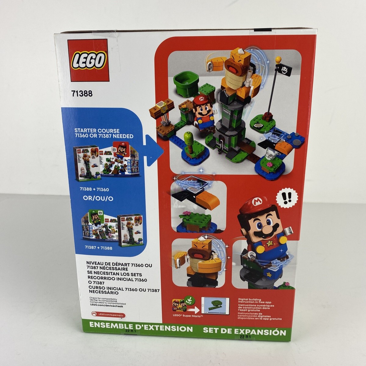 LEGO Super Mario Boss Sumo Bro Topple Tower Expansion Set 71388 Building  Toy for Kids (231 Pieces)