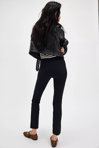 Free People Molly Slim Hose - Schwarz - UVP 88£ Neu ohne Etikett - Bild 3 von 19