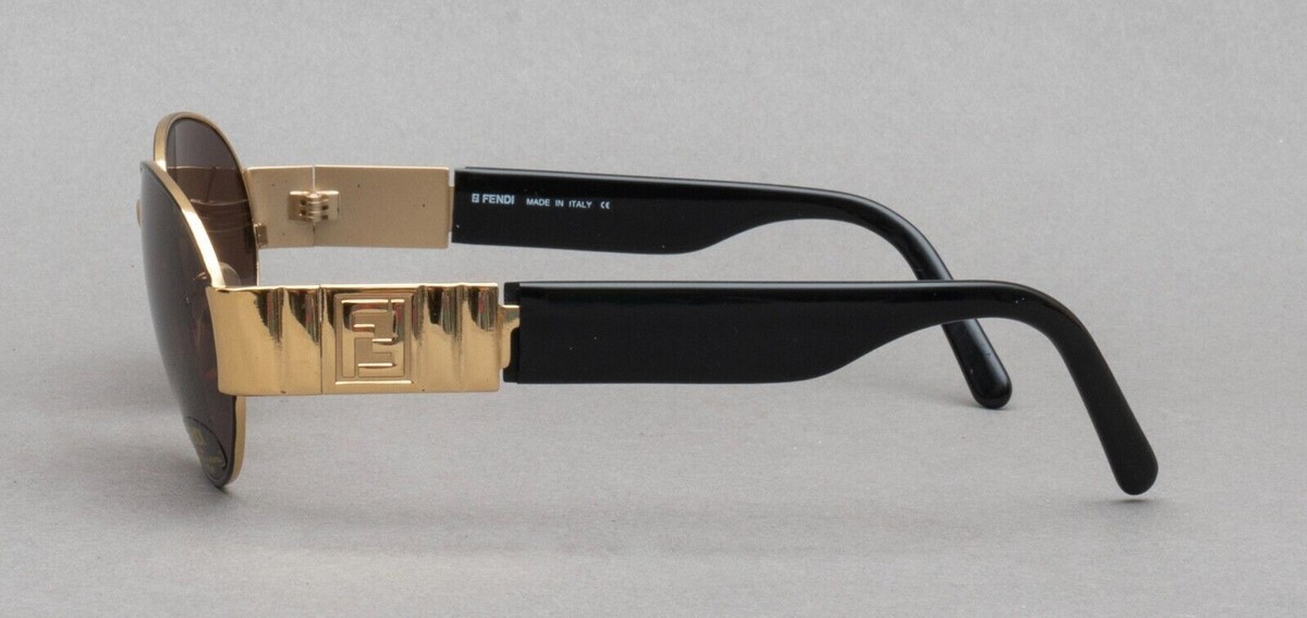 小物 FENDI Vintage Sunglasses SL7129 Italy Rare Vintage Fendi SL7129 Gold Tortois Original Italy