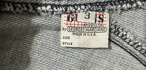 Guess Georges Marciano Women Overalls Coveralls Bibs 28" Waist Cotton Size 3 - Picture 13 of 13