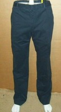 NEW Polo Ralph Lauren 38 x 34 Stretch Casual navy blue Pants flat front chino