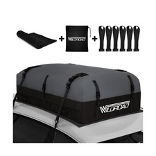 Rooftop Cargo Carrier Bag, WILDROAD 21 Cubic Feet 600D Ultra Anti-Tear Fabric...