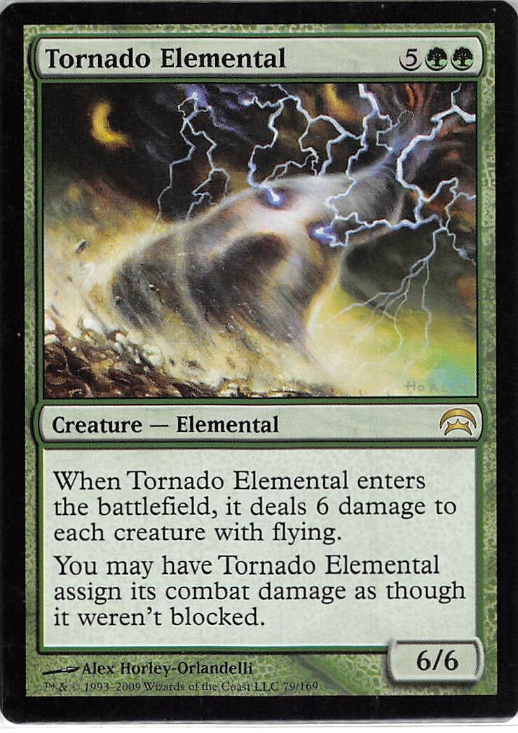 Tornado Elemental *Rare* Magic MtG x1 Planechase SP