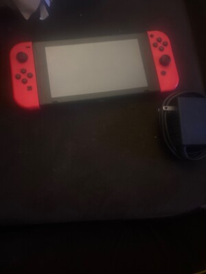 Nintendo Switch 32GB Gray Console with Neon Red and Neon Blue Joy-Con
