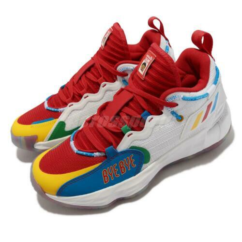 Adidas Dame 8 Dame Time Basketball Mens Boys Yellow Purple  display picture 1