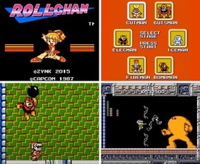 Roll-Chan1 / Famicom / Rare Full set (Rockman)