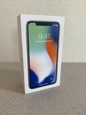 Authentic Replacement Apple iPhone X 10 64GB - EMPTY BOX for Silver
