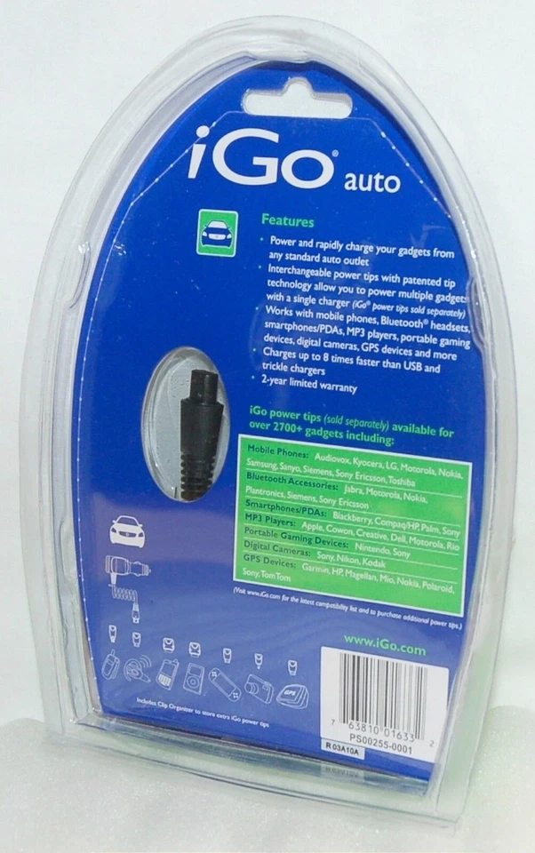 NEW iGo Universal Auto Charger Car DC & Travel System power adapter cell phone - Image 4 of 4