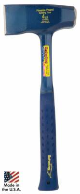 Estwing E3-FF4 14'' Fireside Friend Splitting Tool, Shock Reduction Grip, US Made