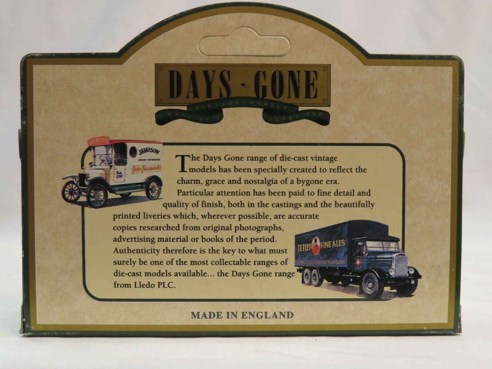 Lledo Days Gone Ford V8 Semi Truck trailer