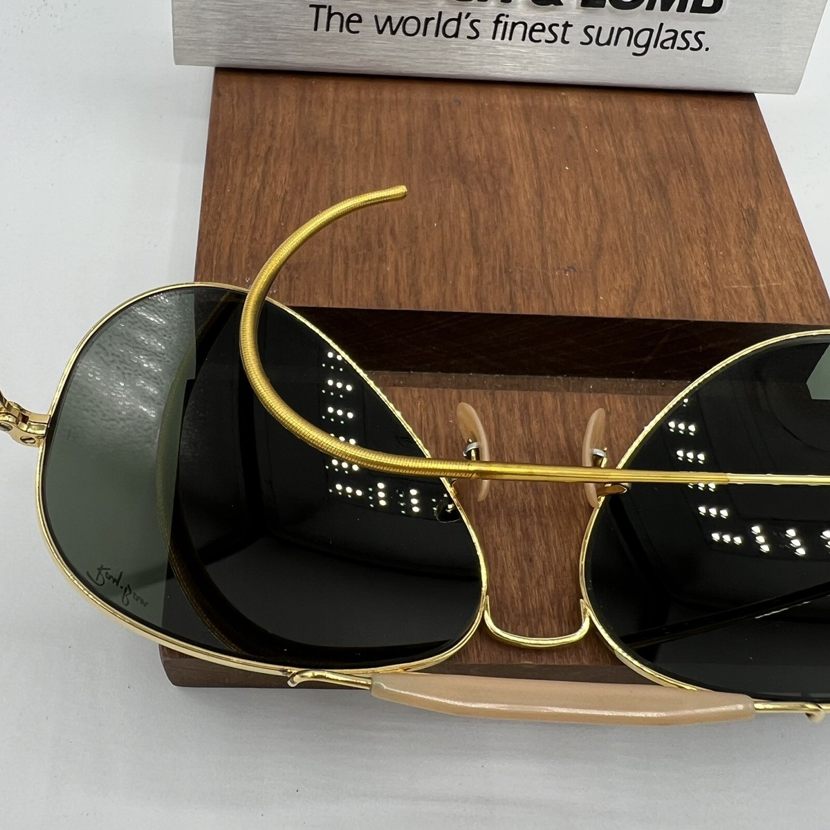 1980's 62MM VINTAGE B&L RAY-BAN W0229 GEP G15 OUTDOORSMAN II