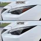 FOR 2021-2026 Lexus IS Headlight Side Marker SMOKE Precut Vinyl Tint Overlays