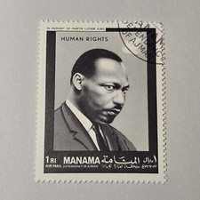 IN MEMORY OF MARTIN LUTHER KING STAMP26 HUMAN RIGHTS STAMP