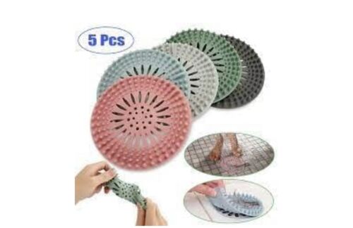 Drain Cover Hair Stopper Shower for Bathtub Sink 5 Ps - Picture 7 of 7