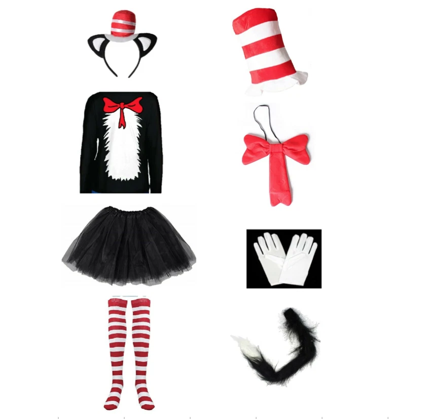 Cat in store the hat tail