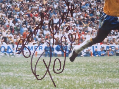 PELE signed WORLD CUP 11x14 Photo PSA AC66454 BRAZIL NEW YORK COSMOS World  Cup