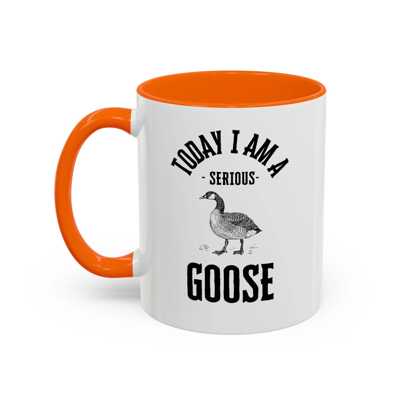 Goose Accent Mug, Funny Silly Goose Gift, Quirky Office Drinkware, Father's Day