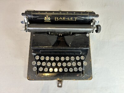 タイプライダー　希少 BAR-LET Model2 ジャンク Rare Bar-Let Model 2 Typewriter From 1933 | eBay
