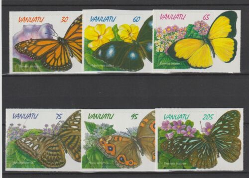 1998 Vanuatu Fauna Butterflies 6 Val. MNH MF96500 - Picture 1 of 1