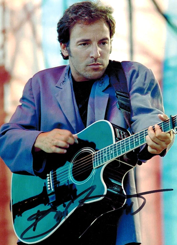 BRUCE SPRINGSTEEN - Original handsigniertes Autogramm auf Foto 14x19cm (900) - Bild 2 von 3