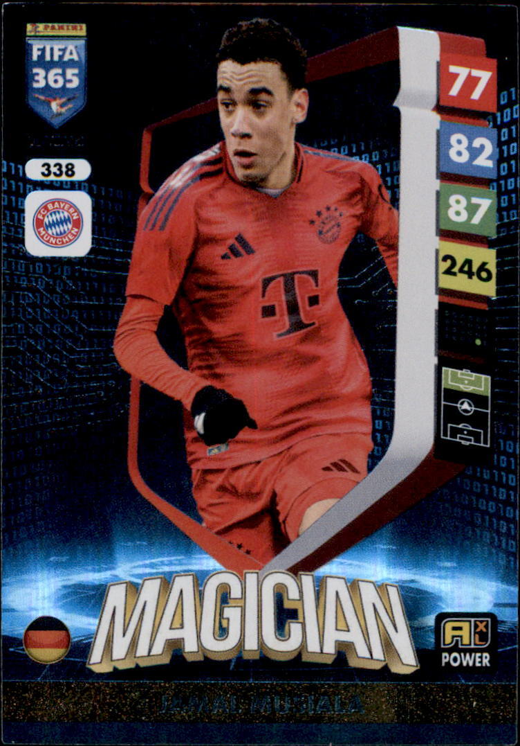 Panini FIFA 365 Adrenalyn XL 2025 Card 338 - Jamal Musiala