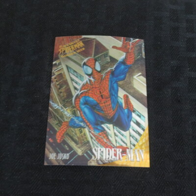1995 Fleer Ultra Spiderman Golden Web Joe Jusko Limited Edition #7