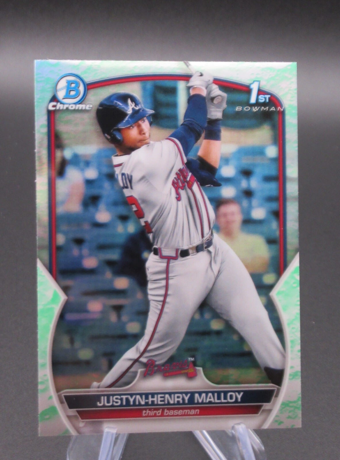 2023 Bowman Chrome Lunar Glow Refractor - Justyn-Henry Malloy #BCP-51 Braves
