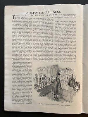 14 VTG New Yorker Magazines from 1941 Complete Issues VG- to