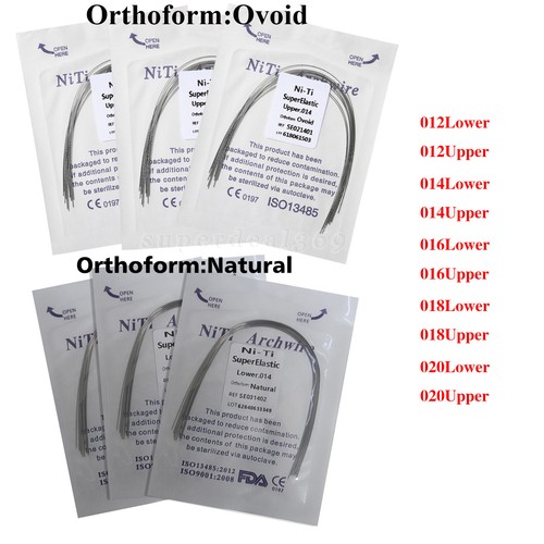 50 Packs Dental Orthodontic Super Elastic Niti Arch Wires 50 Packs Dental Orthodontic Super Elastic Niti Arch Wires