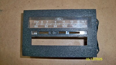 1974 to 1984 Ford 19A171 AM/FM Radio Front Face Bezel | eBay