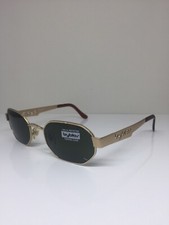 New Vintage Byblos B 611 Sunglasses C. 3001 Shiny w/ Satin Gold 50mm Made Italy
