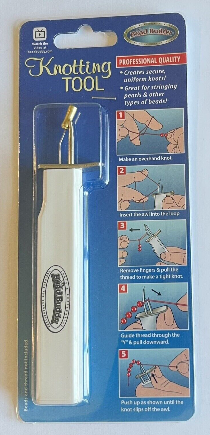 BEAD BUDDY Knotter Tool Stringing & Repairing Jewelry Professional