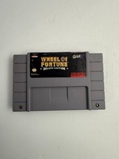 Wheel of Fortune - Deluxe Edition (Nintendo SNES, 1993) Authentic Untested AS-IS