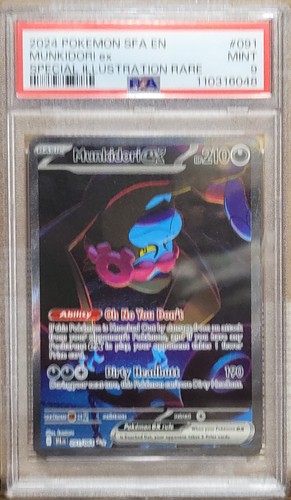 2024 Pokemon SFA En Okidogi Fezandipiti Munkidori SIR PSA 9,9,9 Sequential #'d - Picture 4 of 7