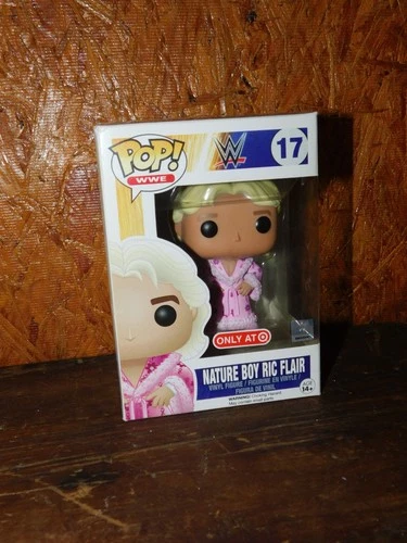 NIB Funko POP! WWE #17 NATURE BOY RIC FLAIR Target Excl. Vinyl Figure Vaulted