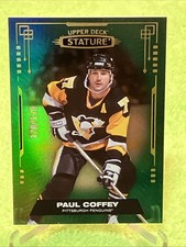 /149 Paul Coffey 2021-22 Stature Hockey #86 GREEN PARALLEL - Pittsburgh Penguins