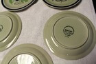 Vintage Quasar Petit Fleur  SY9873R Stone Ware Hand painted blue flowers set /7 — photo 9
