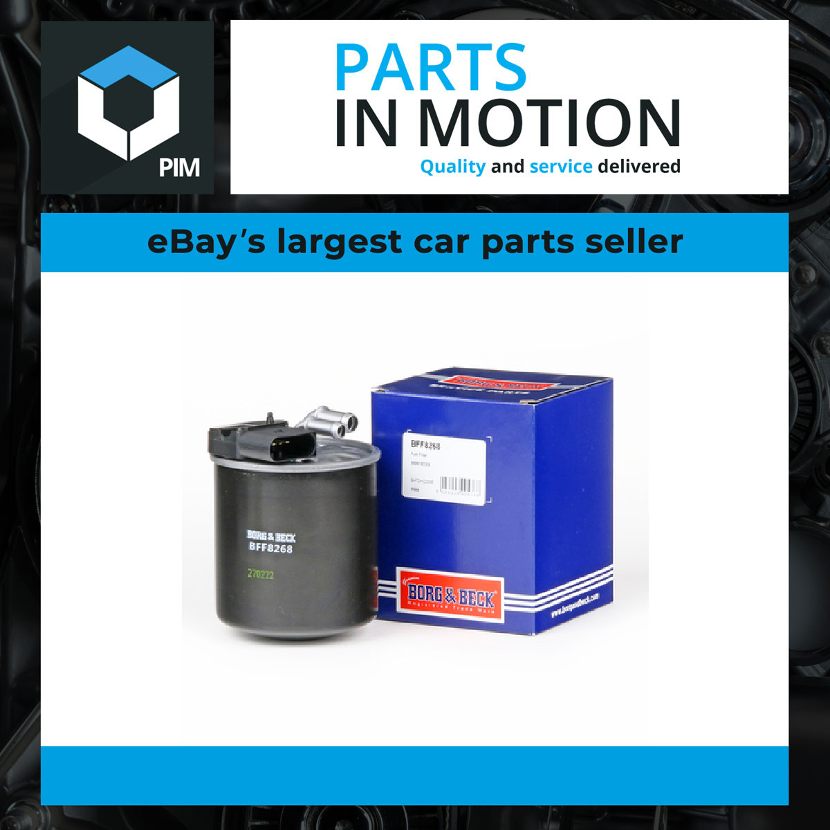 Fuel Filter fits MERCEDES V200 W447 2.2D 2014 on OM651.950 B&B 6510900852 New