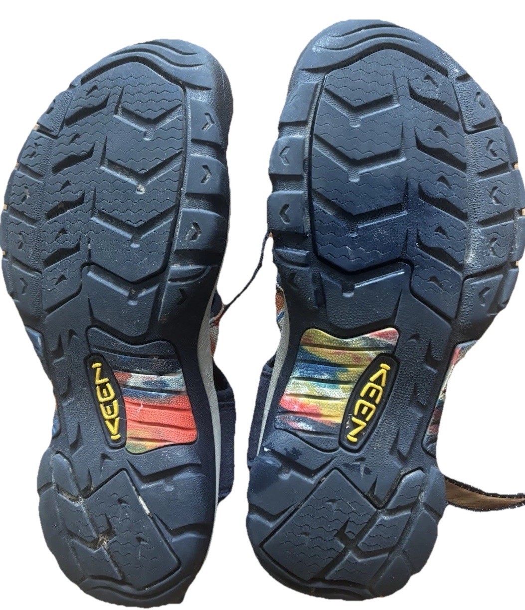 Sandali donna Keen blu navy e arancione taglia 8