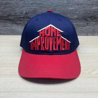 Home Improvement Hat Cap Snap Back Mens One Size Blue Red Just Fix It 90s TV
