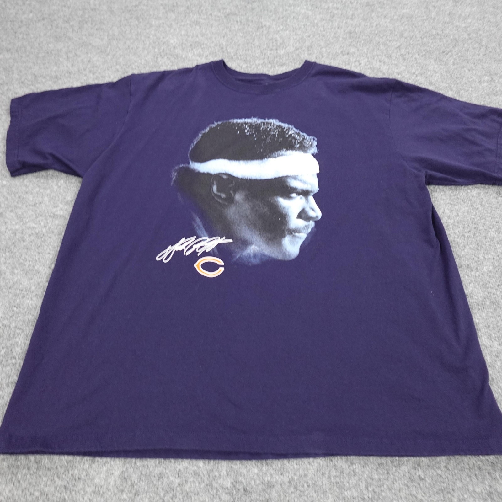 Chicago Bears Shirt Mens 2XL Blue NFL Logo Football Reebok Graphic T-Shirt Tee thumbnail 2