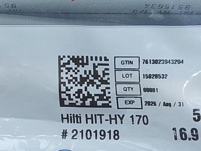 Hilti Hit HY 170 Injektionsmörtel 500ml