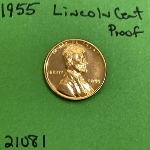1955 Lincoln Wheat Cent / Penny 1c Gem Proof See Pictures