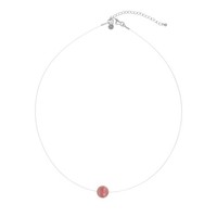 Schicke Rhodochrosit-Sterlingsilber-Halskette
