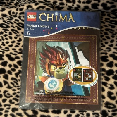 NEW 2 --Lego Legends Of Chima 2-pocket/3-hole Folders school 