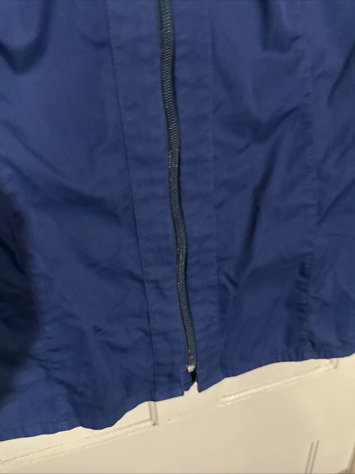 Camisa para mujer Chef Works azul con cremallera completa Chef Food Prep talla mediana Foto 4 de 4