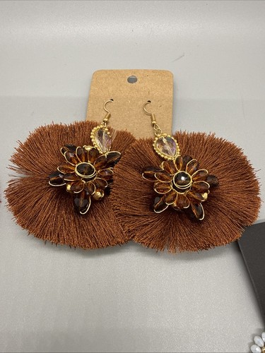 Mexican Handmade Earrings Bundle Lot of 3 Stunning Colorful - Afbeelding 5 van 6