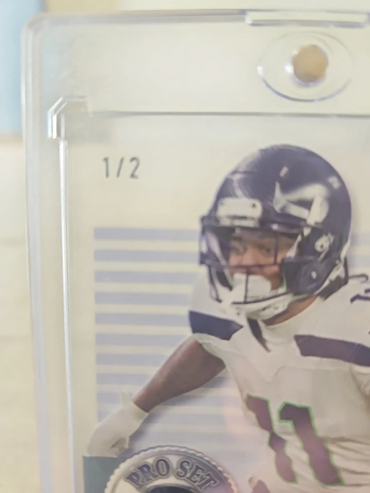 1/2 - 2023 Pro Set Pure Platinum Jaxon Smith Njigba Auto - Image 3 of 4