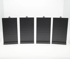 TCG Wall Mount Display Holder For Top Loaded & Sleeved Cards Black Set of 4